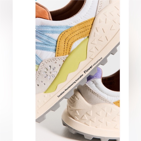 NWT Flower Mountain Washi Sneakers in Beige/White/Multi - Picture 6 of 16